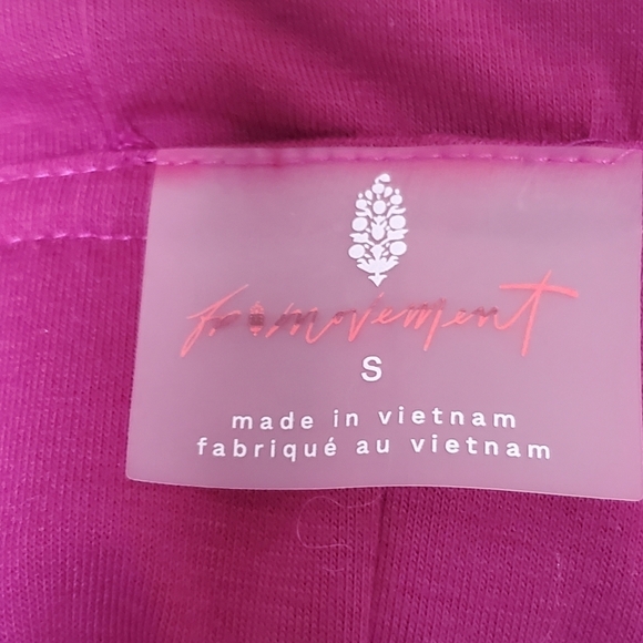 Free People Movement Morning To Midnight Jacket Magenta Size Small - Picture 8 of 11